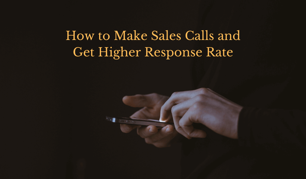 how to make sales calls