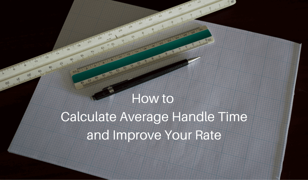 calculate average handle time